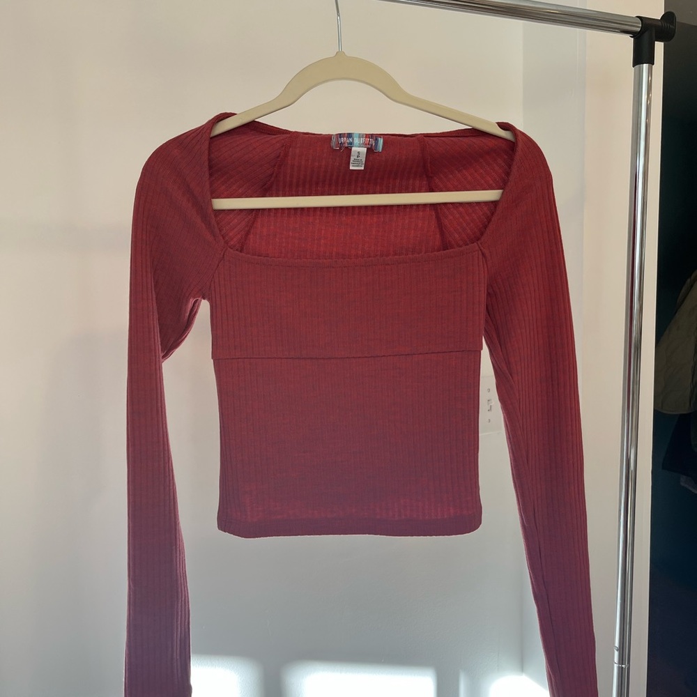 Urban Outfitters square neck long sleeve